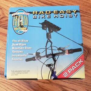 New- RAD Easy Bike Hoist 2-Pack
